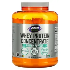 Сироватковий протеїн натуральний без смаку Now Foods (Whey Protein Concentrate) 2,3 кг