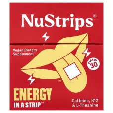 NuStrips, Energy In A Strip™, з корицею та ваніллю, 30 смужок