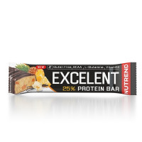 Протеиновый батончик без глютена со вкусом ваниль - ананас Nutrend (Excelent Protein Bar) 85 гТотальное насыщение организма во всем фронтам