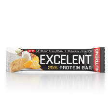 Протеїновий батончик без глютену зі смаком ананас - кокос Nutrend (Excelent Protein Bar) 85 гНезамінний учасник перекушування