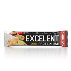 Протеїновий батончик без глютену зі смаком лайм - папайя Nutrend (Excelent Protein Bar) 85 гЛаймовий 