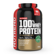 100% Сывороточный протеин вкус клубника Nutrend (100% Whey Protein) 2,25 кг
