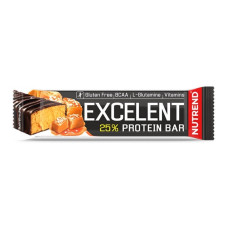 Протеїновий батончик без глютену зі смаком солоної карамелі Nutrend (Excelent Protein Bar) 85 гКорисний елемент для справжніх ласунів