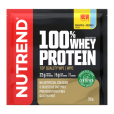 Сироватковий протеїн ананас-кокос Nutrend (100% Whey Protein) 30 г