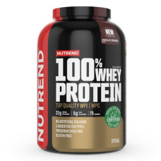 100% Сывороточный протеин вкус шоколадного брауни Nutrend (100% Whey Protein) 2,25 кг