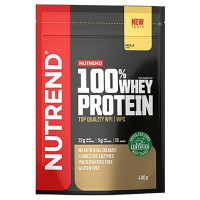 Сывороточный протеин ваниль Nutrend (100% Whey Protein) 400 гВидимость вредности в полезном продукте