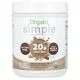 Orgain, Simple, порошок органічного білка, вершковий шоколад, 1,25 фунта (567 г)