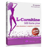 Olimp, L-Karnityna 500 forte plus, 60 капсул