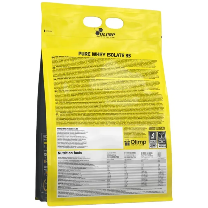 Olimp, Pure Whey Isolate 95, арахісова паста, 1800 г