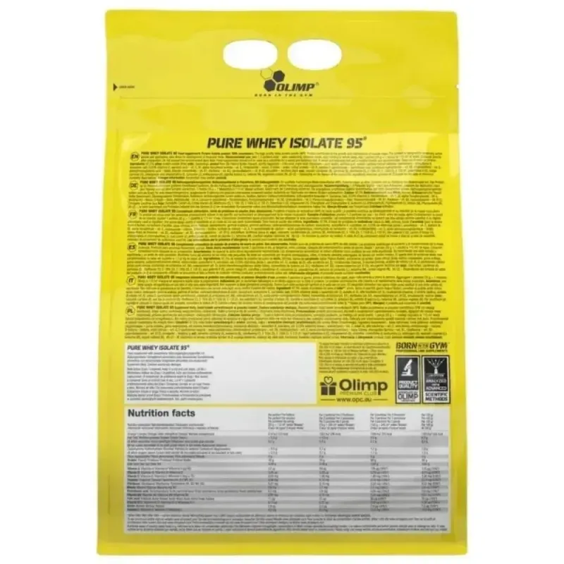 Olimp, Pure Whey Isolate 95, полуниця, 1800 г