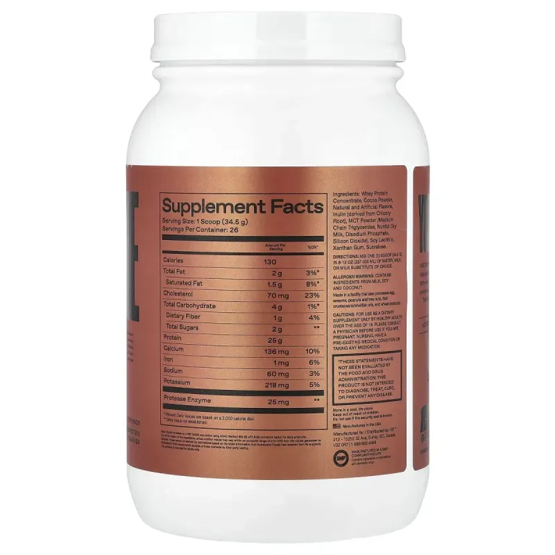 One Of One, Whey Protein, Milk Chocolate, 2 lb (908 g)One Of One, Сывороточный протеин