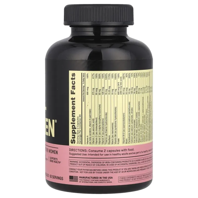 Витаминный комплекс для женщин Optimum Nutrition (Opti-Women) 120 капсул