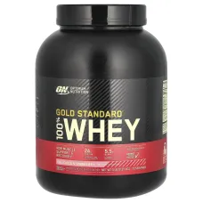 Gold Standard, 100% сыворотка, аппетитная клубникка, Optimum Nutrition, 5 фунтов (2,27 кг)
