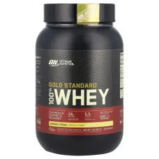 Сироватковий протеїн ізолят зі смаком банана Optimum Nutrition (100% Whey Gold Standard) 909 г