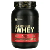 Gold Standard, 100% сироватка, фундук в шоколаді, Optimum Nutrition, 907 г