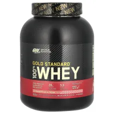 Сироватковий протеїн полуниця і вершки Optimum Nutrition (Gold Standard 100% Whey) 2.26 кг