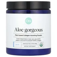 Ora, Aloe Gorgeous, веганская пудра, усиливающая коллаген, со вкусом ванили, 8,47 унции (240 г)