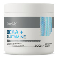 OstroVit-BCAA + Glutamine OstroVit 200 г Полуниця - ЧорницяOstroVit BCAA + Glutamine