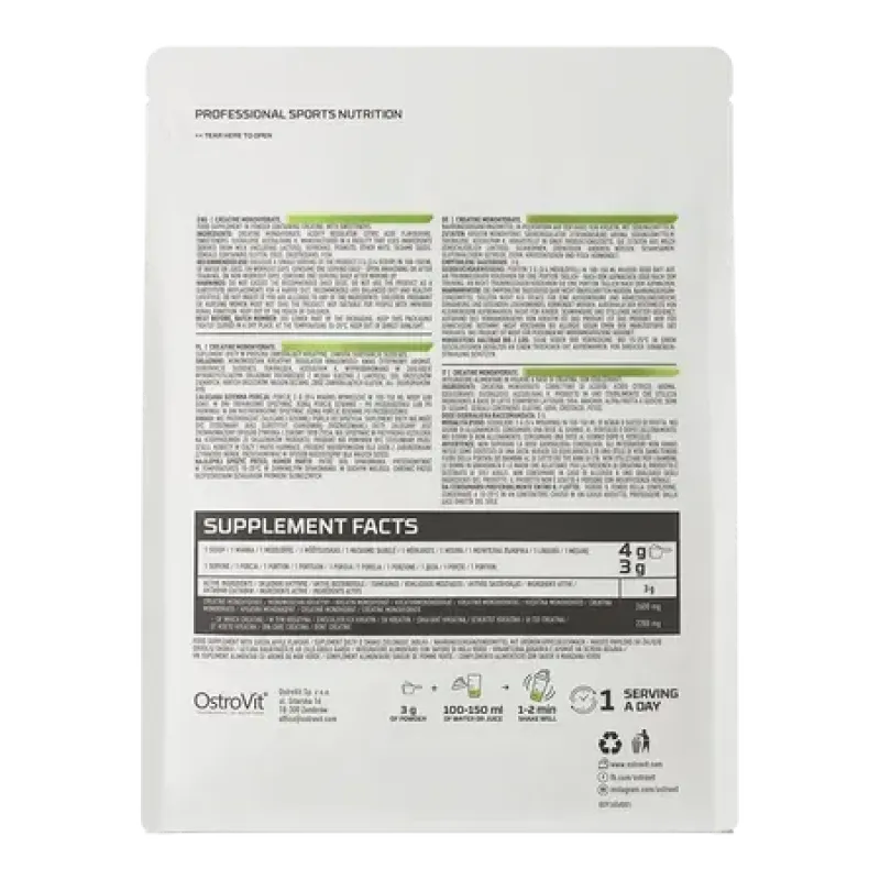 OstroVit-Креатин Creatine Monohydrate OstroVit 500 г Яблуко