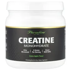 Paradise Herbs, Creatine Monohydrate, Green Apple, 522 g
