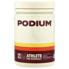 Podium Nutrition, Athlete, предтренировочный комплекс, с кислым арбузом, 395 г (13,93 унции)