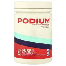 Podium Nutrition, Fuse 2025, предтренировочный комплекс, со вкусом кислого арбуза, 432,5 г (15,26 унции)