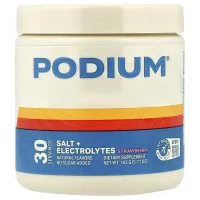 Podium Nutrition, сіль і електроліти, полуниця, 162 г (5,71 унції)