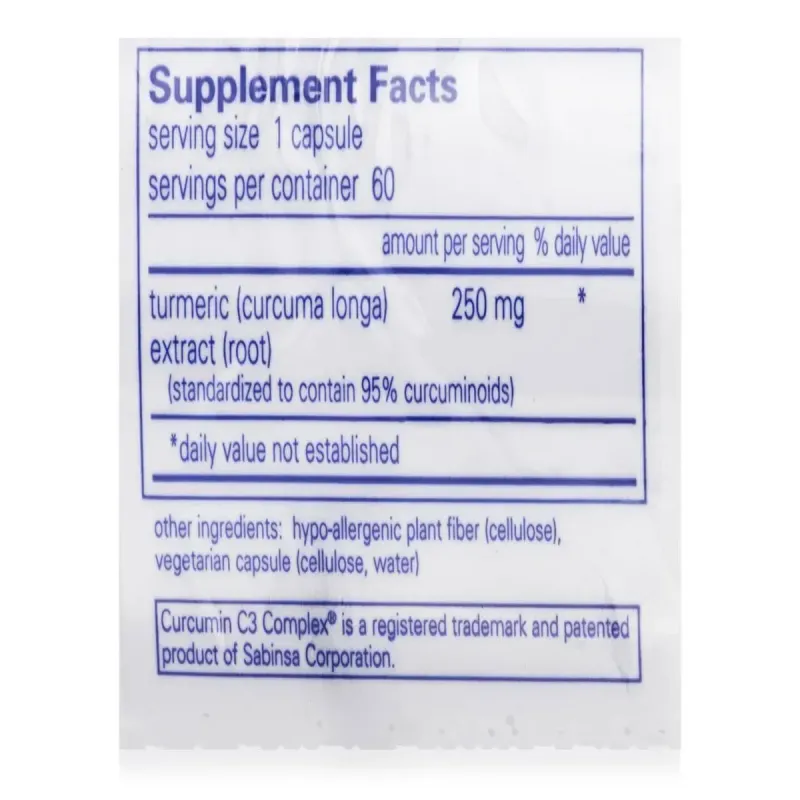 Куркумін Pure Encapsulations (Curcumin) 60 капсулКуркумін Pure Encapsulations (Curcumin) 60 капсул