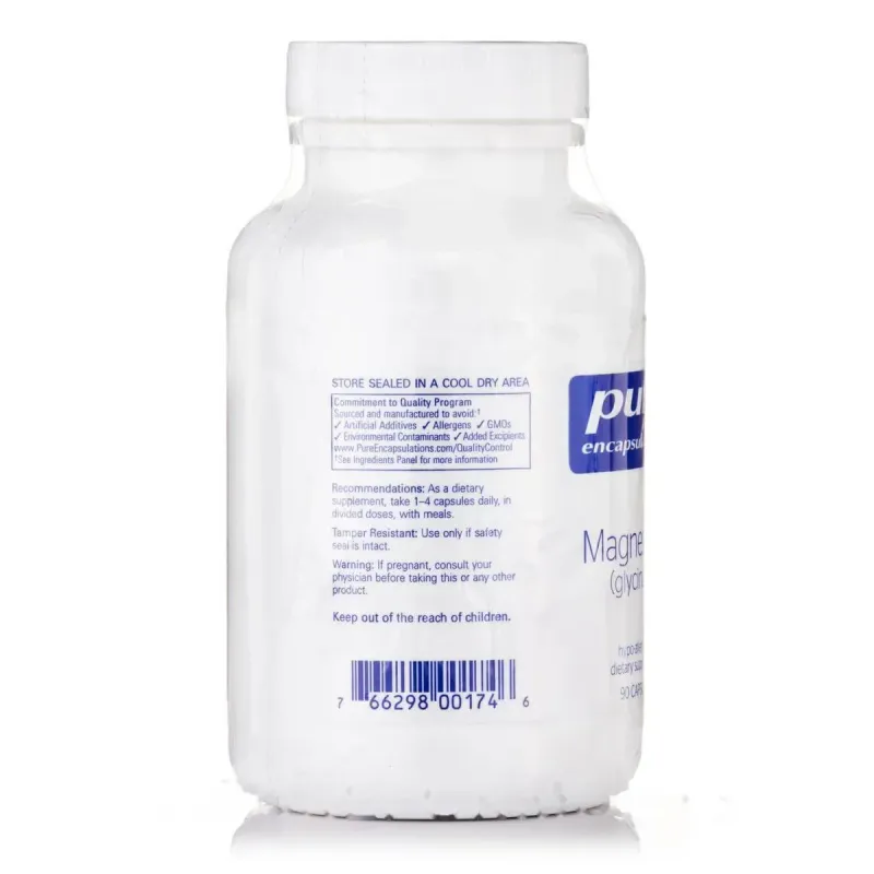 Магній Гліцинат Pure Encapsulations (Magnesium Glycinate) 90 капсулМагній Гліцинат Pure Encapsulations (Magnesium Glycinate) 90 капсул