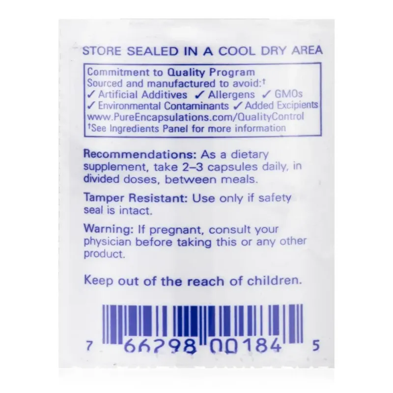 Метионин Pure Encapsulations (L-Methionine) 60 капсулМетионин Pure Encapsulations (L-Methionine) 60 капсул