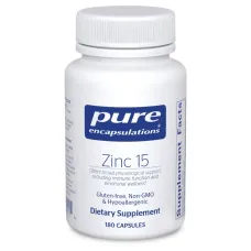 Цинк Pure Encapsulations (Zinc) 15 мг 180 капсул