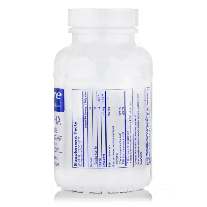 ЭПК и ДГК Pure Encapsulations (EPA/DHA Essentials) 90 капсулЭПК и ДГК Pure Encapsulations (EPA/DHA Essentials) 90 капсул