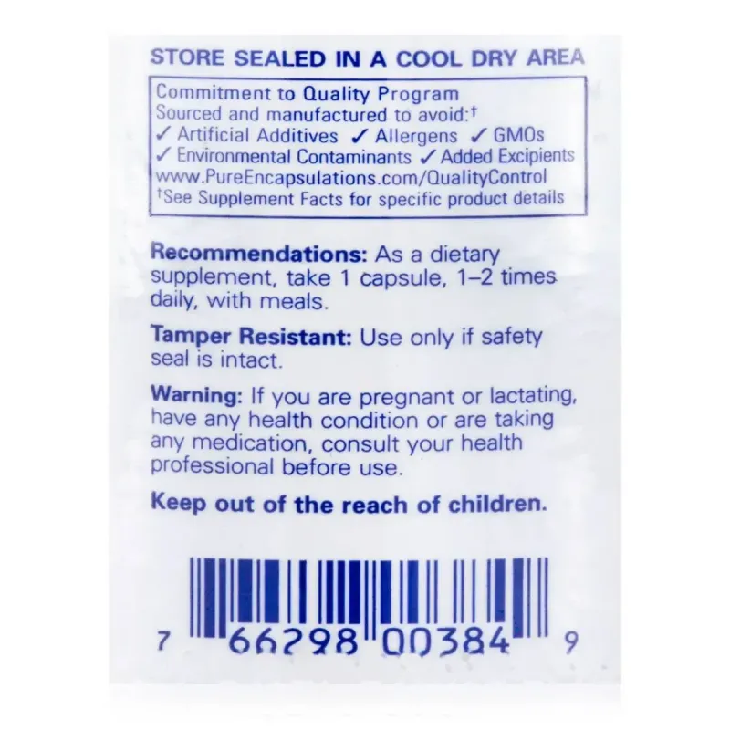 Йод та тирозин Pure Encapsulations (Iodine and Tyrosine) 120 капсулЙод та тирозин Pure Encapsulations (Iodine and Tyrosine) 120 капсул