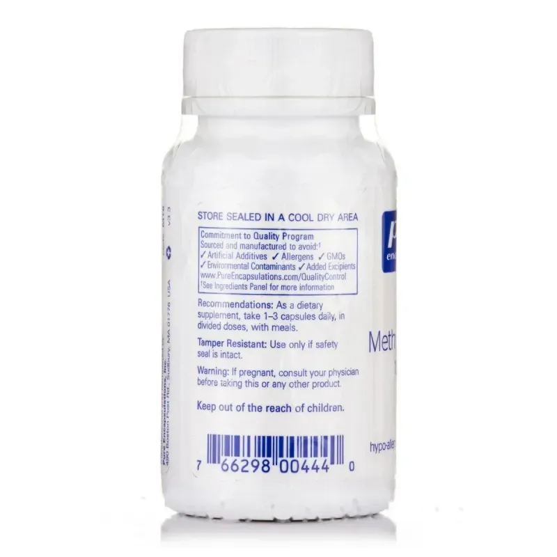 Вітамін В12 метилкобаламін Pure Encapsulations (Methylcobalamin Vitamin B12) 1000 мкг 60 капсулВітамін В12 метилкобаламін Pure Encapsulations (Methylcobalamin Vitamin B12) 1000 мкг 60 капсул