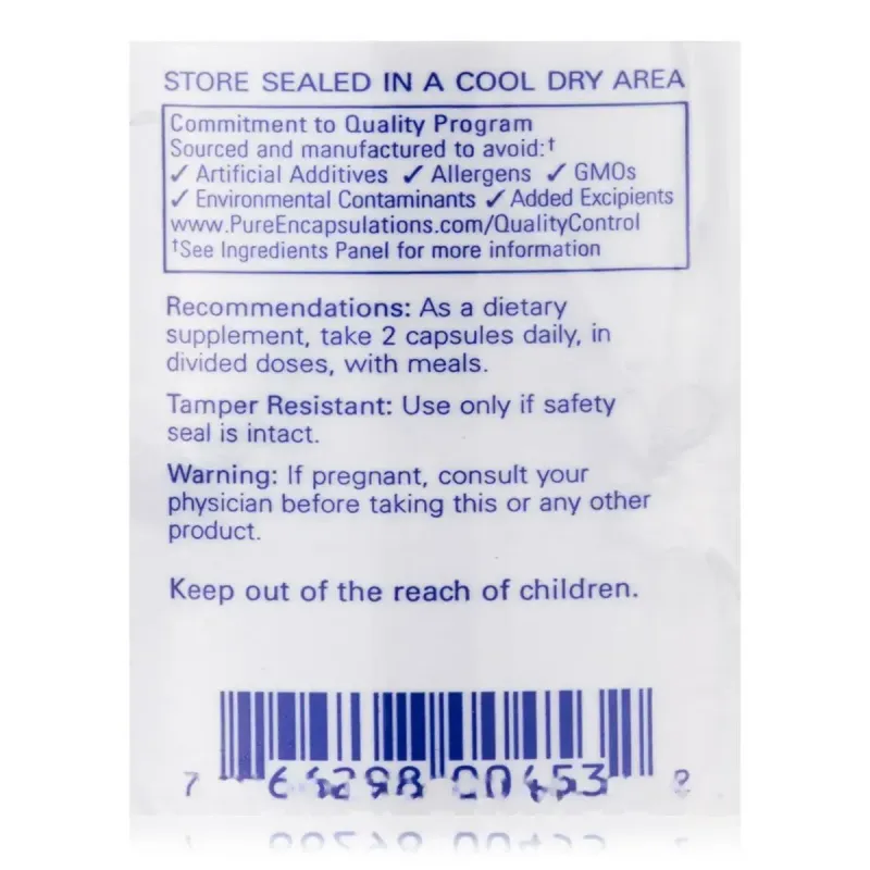 Калій Магній Цитрат Pure Encapsulations (Potassium Magnesium Citrate) 180 капсул