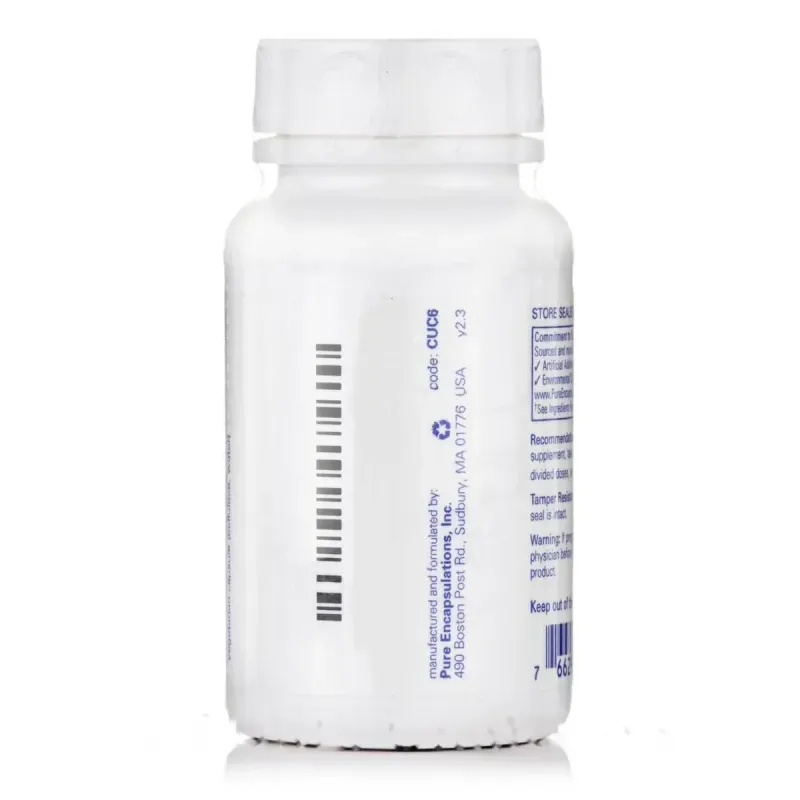 Мідь Цитрат Pure Encapsulations (Copper Citrate) 60 капсулМідь Цитрат Pure Encapsulations (Copper Citrate) 60 капсул