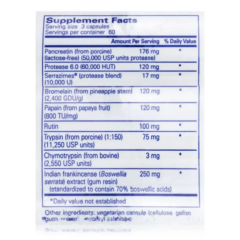 Системний ферментний комплекс Pure Encapsulations (Systemic Enzyme Complex) 180 капсулСистемний ферментний комплекс Pure Encapsulations (Systemic Enzyme Complex) 180 капсул