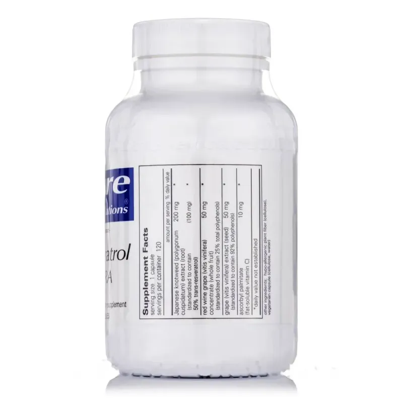 Ресвератрол Pure Encapsulations (Resveratrol Extra) 120 капсулРесвератрол Pure Encapsulations (Resveratrol Extra) 120 капсул