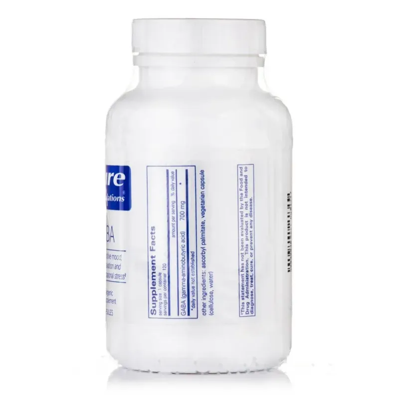 ГАМК Pure Encapsulations (GABA) 120 капсул