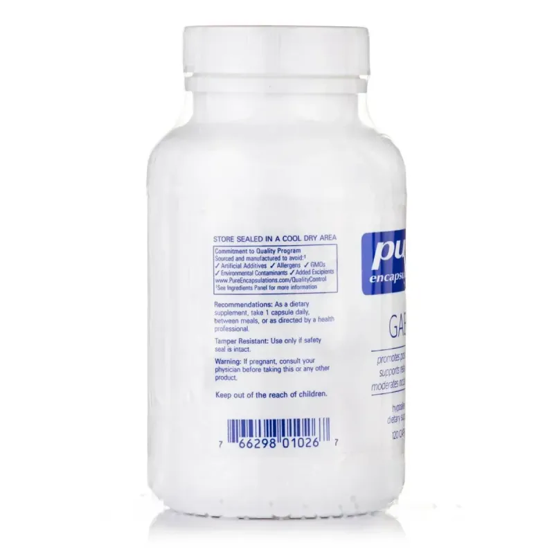 ГАМК Pure Encapsulations (GABA) 120 капсул