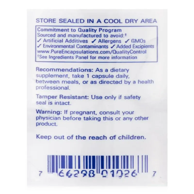 ГАМК Pure Encapsulations (GABA) 120 капсул