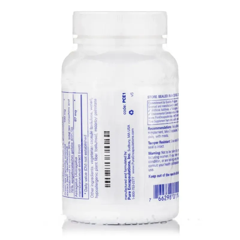 Aнтиоксидантная и адаптогенная формула клеточного здоровья Pure Encapsulations (PureCell) 120 капсул