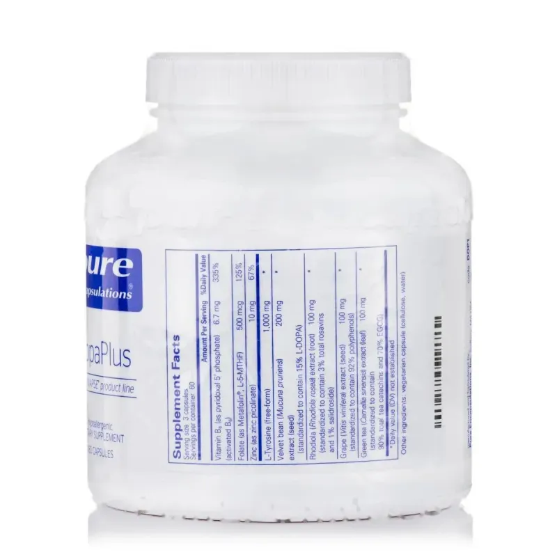 Вітаміни для настрою Допамін Pure Encapsulations (DopaPlus) 180 капсулВітаміни для настрою Допамін Pure Encapsulations (DopaPlus) 180 капсул