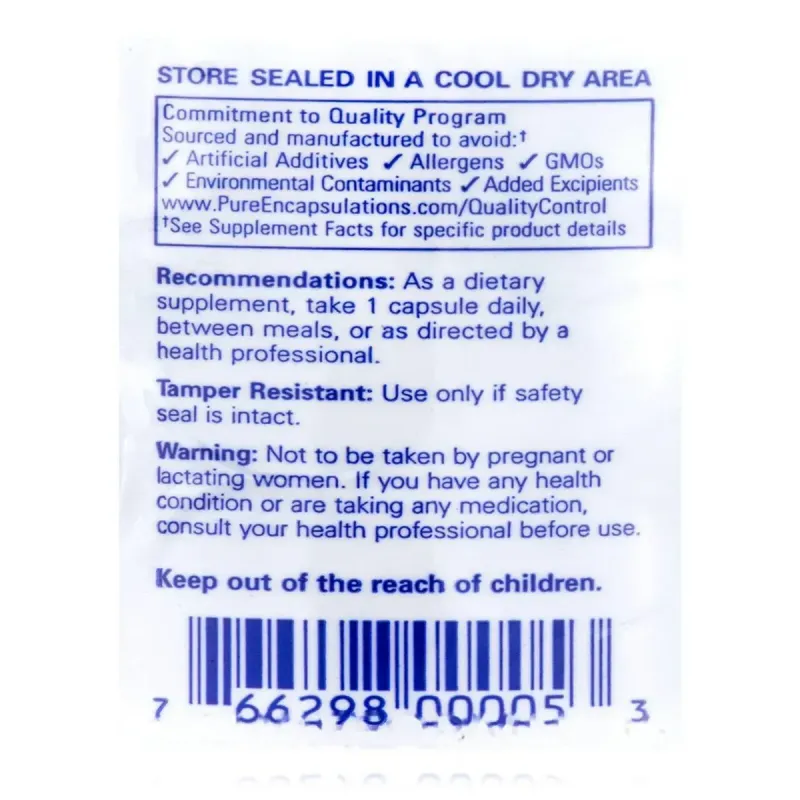 Витамины для надпочечников Pure Encapsulations (ADR Formula) 120 капсул