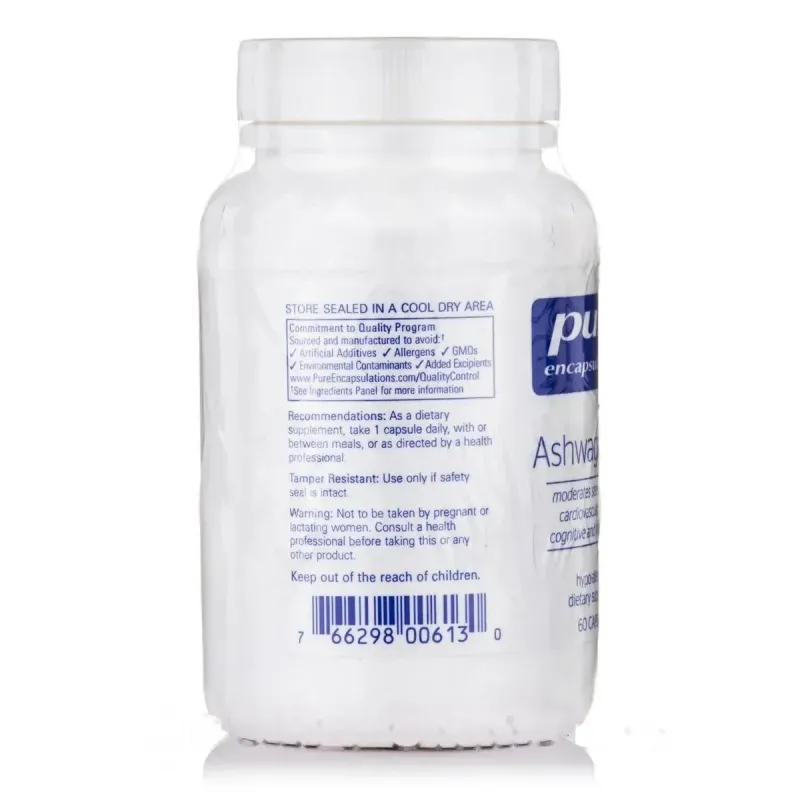 Ашваганда Pure Encapsulations (Ashwagandha) 60 капсулАшваганда Pure Encapsulations (Ashwagandha) 60 капсул