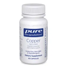 Мідь Гліцинат Pure Encapsulations (Copper Glycinate) 60 капсул
