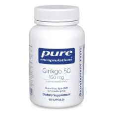 Гінкго білоба Pure Encapsulations (Ginkgo 50) 160 мг 120 капсулГінкго білоба Pure Encapsulations (Ginkgo 50) 160 мг 120 капсул