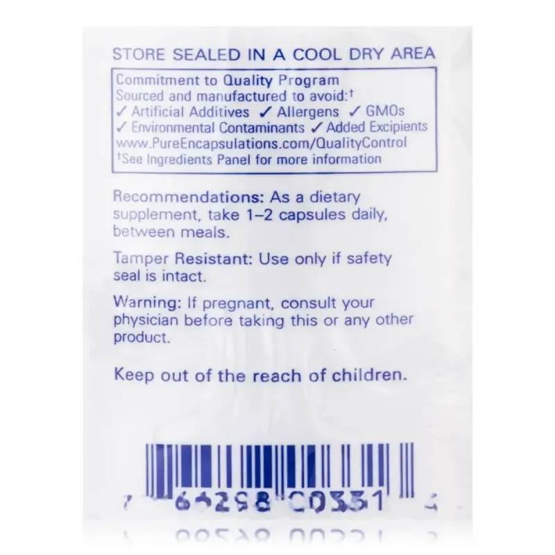 Ацетилцистеїн Pure Encapsulations (NAC N-Acetyl-l-Cysteine) 900 мг 120 капсулАцетилцистеїн Pure Encapsulations (NAC N-Acetyl-l-Cysteine) 900 мг 120 капсул