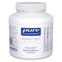 Мультивитамины и минералы без меди и железа Pure Encapsulations (Nutrient 950 w/o Copper and Iron) 180 капсулМультивитамины и минералы без меди и железа Pure Encapsulations (Nutrient 950 w/o Copper and Iron) 180 капсул