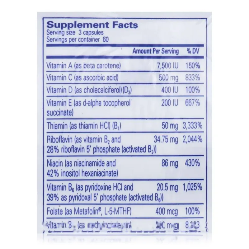 Мультивитамины и минералы без меди и железа Pure Encapsulations (Nutrient 950 w/o Copper and Iron) 180 капсулМультивитамины и минералы без меди и железа Pure Encapsulations (Nutrient 950 w/o Copper and Iron) 180 капсул